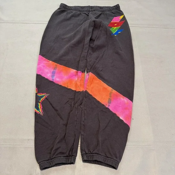 Lauren Moshi Y2K Grunge Sweatpant Women Gray Jogger Thunder Active Preppy-S-5115 - Picture 1 of 11